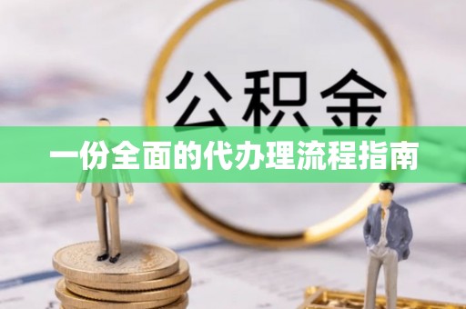 中埔一份全面的代办理流程指南